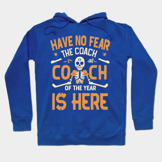 Skeleton Ice Hockey Coach of the year coaching Dad coach Hoodie by rhazi mode plagget